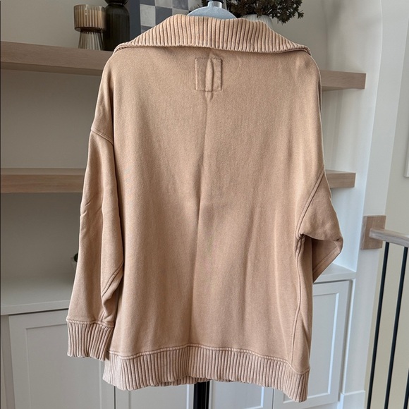 Aerie Down to Earth Quarter Zip Sweatshirt - Picture 5 of 5